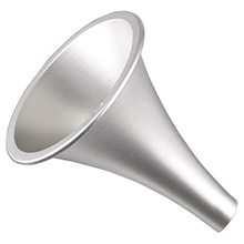 MILTEX FARRIOR Ear Speculum, oval, angled end, nonglare stainless, single size 6, 6 X 7 mm. MFID: 19-50-6