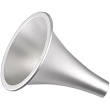 MILTEX FARRIOR Ear Speculum, oval, angled end, nonglare stainless, single size 7, 6.5 X 7.5 mm. MFID: 19-50-7