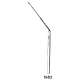 MILTEX POLITZER Ear Knife, 7" (17.8 cm), spear blade, angled. MFID: 19-512