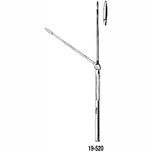 MILTEX SEXTON Ear Knife, 7-1/2" (19.1 cm), in reversible swivel handle (use in straight or angled position). MFID: 19-520