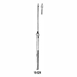 MILTEX POLITZER Ear Knife, 7-1/2" (19.1 cm), in reversible swivel handle (use in straight or angled position). MFID: 19-524