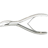 MILTEX HARTMAN Mastoid Rongeur 6" (152mm), Strong Curve. MFID: 19-804