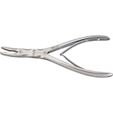 MILTEX BEYER Rongeur, 7" (177mm), double action, slightly curved jaws 3mm wide. MFID: 19-844