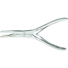 MILTEX RUSKIN Rongeur, 6", Curved , 3mm Bite, Double Action. MFID: 19-849