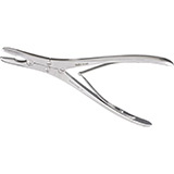 MILTEX RUSKIN Rongeur, 7-1/4" (185mm), Straight, 5mm Bite Jaws, Double Action. MFID: 19-850
