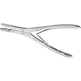 MILTEX RUSKIN Rongeur, 7-1/4" (185mm), Straight, 6mm Bite Jaws, Double Action. MFID: 19-854