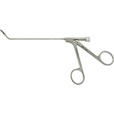 MILTEX Frontal Sinus Recess Giraffe Forceps, 5-1/2" shaft, 3 X 5 mm, 45 degree horizontal jaws, luer lock port/cleaning. MFID: 20-1020