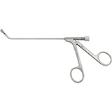 MILTEX Pear Shaped Cup Forceps, 3-15/16" (10 cm) working length, horizontal opening 45 degree, luer lock port/cleaning. MFID: 20-1032