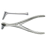 MILTEX SONNENSCHEIN Nasal Speculum, 6-1/4" (156mm), 1" (26.6mm) deep. MFID: 20-20