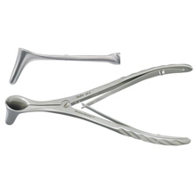 MILTEX SONNENSCHEIN Nasal Speculum, 6-1/4" (156mm), 1" (26.6mm) deep. MFID: 20-20