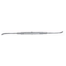 MILTEX ROGER Septum Elevator, 7-3/4" (19.7 cm), double end with curve, semi-sharp & blunt blades. MFID: 20-238