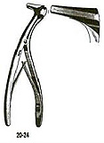 MILTEX BECKMAN Nasal Speculum, 6" (15.2 cm), angled on side. MFID: 20-24