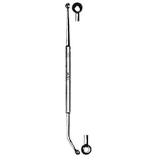 MILTEX PRATT Ethmoid Curette, 8-1/4" (21.6 cm), double ended, fenestrated cup on angled shaft & solid cup on straight shaft. MFID: 20-312
