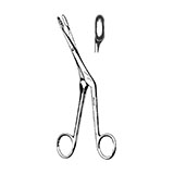 MILTEX KNIGHT Septum Forceps, 6-3/4" (17.1 cm), cup jaws, 15 X 5 mm, shaft 3-1/4" (8.3 cm). MFID: 20-522