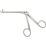 MILTEX WILDE Nasal Forceps, 3-15/16" (10 cm) shaft, fenestrated cups 5 X 10 mm, upturned. MFID: 20-586