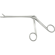 MILTEX BLAKESLEY Nasal Forceps, 4-17/32" (11.5 cm) shaft, fenestrated no. 2, 4.5 mm X 11 mm cups. MFID: 20-602