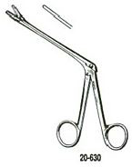 MILTEX STRUYKEN Turbinate Forceps, 4-1/2" (11.4 cm) shaft, 1 X 15 mm bite, through-cutting. MFID: 20-630