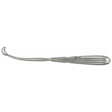 MILTEX Reverse Curve Adenoid Curette, 8-1/3 15/16" (20.8 cm), size 2, 15 mm blade. MFID: 20-812