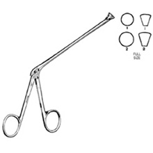 MILTEX MELTZER Adenoid Punch, 5" (12.7 cm) shaft, small round jaws, basket, size 1. MFID: 20-922