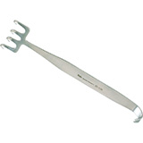 MILTEX Freeman Face Lift Retractor, 4 Sharp Offset Prongs, Length= 7-1/4" (184 mm), Width= 1-1/2" (38 mm). MFID: 21-126