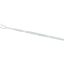 MILTEX FOMON Retractor, 6-1/2" (16.5 cm), two prongs with ball tips, 11 mm wide. MFID: 21-148