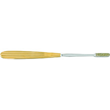 MILTEX PEET (COTTLE) Finishing Rasp, Tungsten Carbide, Straight, Diamond Coated, Length 7-1/2" (191mm), Width 7.2mm. MFID: 21-392DC