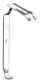 MILTEX Ring Tongue Retractor Blades, size No. 2 7/8" X 2-1/4" (2.2 X 5.7 cm), left. MFID: 2-140