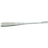 MILTEX Forehead & Endo Brow Dissector, Frontotemporal Dissector, straight, 10 mm wide blade, Length= 9" (229 mm). MFID: 21-52
