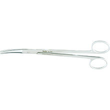 MILTEX GORNEY Facelift Scissors, 7-3/4" (19.7 cm), slightly curved blades, one serrated blade. MFID: 21-608