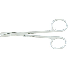 MILTEX COTTLE Bulldog Nasal Scissors, 4-1/2" (11.4 cm), slightly curved blunt blades. MFID: 21-612