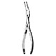 MILTEX ASH Septum Forceps, 9" (22.9 cm), angled blades flat inside. MFID: 21-660