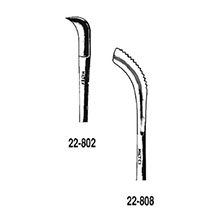 MILTEX CANFIELD Tonsil Knife, 8-1/2" (21.6 cm), curved. MFID: 22-802
