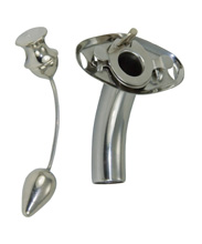 MILTEX MARTIN Laryngectomy Tube, size 8: 12.3mm OD, 1-5/8" inside curve length. MFID: 23-1350SS