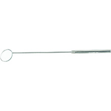 MILTEX Laryngeal Mirror size 5, boilable, with octagon threaded handle, 24mm Diameter. MFID: 23-14-5