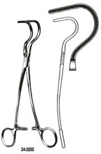 MILTEX WYLIE J-Shape Vascular Clamp, 8" (205mm). MFID: 24-2050