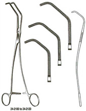 MILTEX DEBAKEY-SATINSKY Vena Cava Clamp, 9-1/2" (240mm), large. MFID: 24-2120