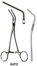 MILTEX DEBAKEY Multipurpose Pediatric Clamp, 6" (15.2 cm), angled 60 degree. MFID: 24-2710
