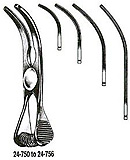 MILTEX GLOVER Bulldog Clamp, curved, 8 cm. MFID: 24-752
