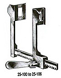 MILTEX FINOCHIETTO Rib Spreader, 6" (154mm) Spread, Blades 1-3/4" (44mm) Deep x 1-3/4" (45mm) Wide, Original Model, Child Size, Straight Arms. MFID: 25-100