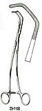 MILTEX SATINSKY Vascular Clamp for Vena Cava, 10-1/2" (270mm), Inside Jaws, Length 38mm x 10mm Width. MFID: 25-1100