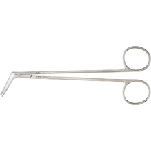 MILTEX DEBAKEY-POTTS Scissors, 6-3/4" (17.1 cm), blunt tips, angled on side 60 degrees. MFID: 25-1240C