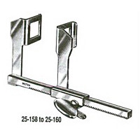 MILTEX Haight Baby Rib Spreader, 9 cm arms, 32 X 32 mm blades, 11 cm spread. MFID: 25-160