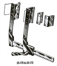 MILTEX HARKEN Rib Spreader & Scapula Retractor, 10" (25.4 cm) spread. MFID: 25-172