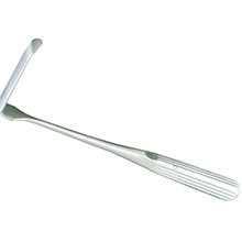 MILTEX SAUERBRUCK Retractor, 9" (22.9 cm), size 3, blade 3/4" (1.9 cm) X 2-7/8" (7.3 cm). MFID: 25-274