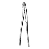 MILTEX BETHUNE Rib Shear, 13-3/4" (34.9 cm), double curved handles. MFID: 25-350