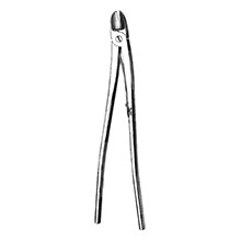 MILTEX BETHUNE Rib Shear, 13-3/4" (34.9 cm), double curved handles. MFID: 25-350