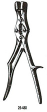 MILTEX SAUERBRUCH Rongeur, 11-3/4", Straight, Square Bite, 16mm wide Jaws. MFID: 25-480