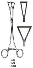 MILTEX COLLIN-DUVAL Lung Grasping Forceps, 8-3/4" (225mm), Jaw Width, 1-1/8" (29mm). MFID: 25-754