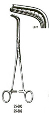 MILTEX SAROT Bronchus Clamp, 8-3/4" (225mm), Left, 1-5/8" (42.5mm) Jaw. MFID: 25-880