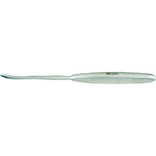 MILTEX LANGENBECK Periosteal Elevator, 7-1/2" (19.1 cm), narrow model, 7 mm wide blunt blade. MFID: 26-1410
